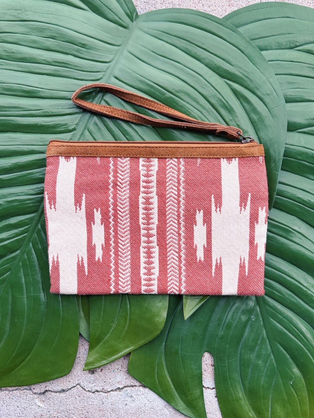 Fair Anita Red Rover Boho Southwestern Clutch Bag/Wristlet